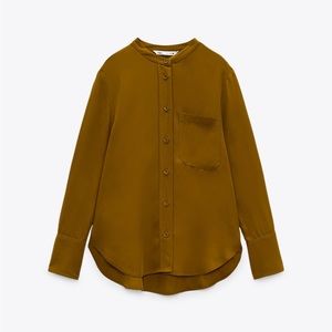 Zara Flowy Top with Pocket